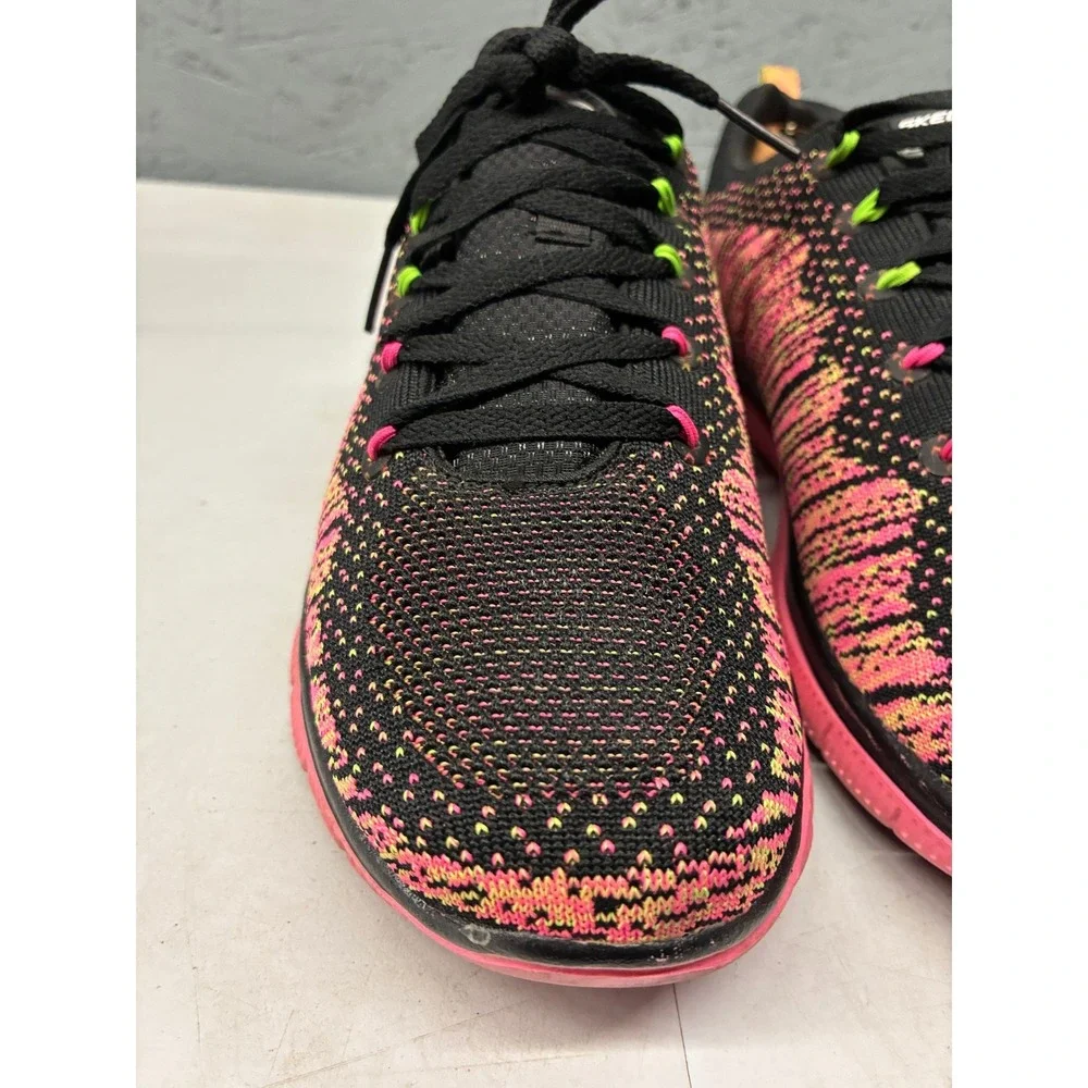 Skechers Sneakers Flex Appeal Next Generation Womens Size 10 Black Pink Athletic